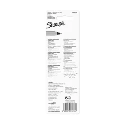 Set 2 Rotuladores Permanentes Punta Ultra Fina Negro Rotuladores|Pinturas Para Tela Y Seda