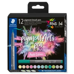 Best Set 12 Rotuladores pincel colores pastel Multi Ink Rotuladores