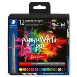 New Set 12 Rotuladores pincel colores básicos Multi Ink Rotuladores