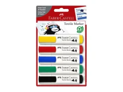 Best Set 5 Rotuladores Textiles Colores Primarios Textile Marker Pinturas Para Tela Y Seda