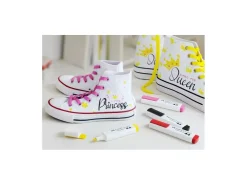 Best Set 5 Rotuladores Textiles Colores Primarios Textile Marker Pinturas Para Tela Y Seda