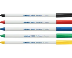 Online Set 5 Rotuladores textiles Colores Básicos Pinturas Para Tela Y Seda|Rotuladores
