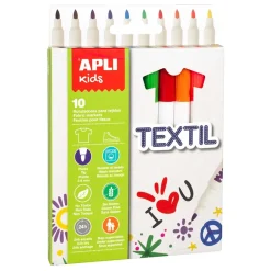 Clearance Set 10 rotuladores textiles surtidos Kids Pinturas Para Tela Y Seda