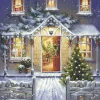Clearance Set 20 Servilletas de papel Welcome Home at Christmas 33x33cm Navidad
