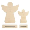 Outlet Set 2 Siluetas Ángel de Madera Maderas
