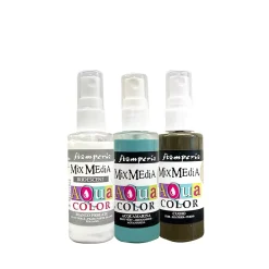 Outlet Set 3 tintas en spray Aquacolor Secret Diary Pinturas Acrílicas