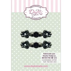 Discount Set 2 tiradores asa minis Dayka 4x1cm Organización|Herrajes