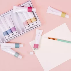 Sale Set 12 Tubos Acrílicos Colores Pastel Pinturas Acrílicas