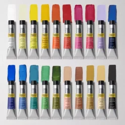 New Set 20 Tubos Acrílicos Galería 12ml Pinturas Acrílicas