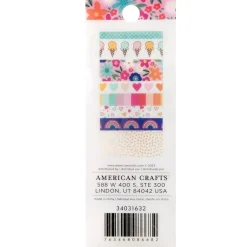Best Set 8 washi tape Reasons To Smile Shimelle Decoupage