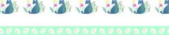 New Set 2 Washi Tapes Gatos Life is Simple Decoupage