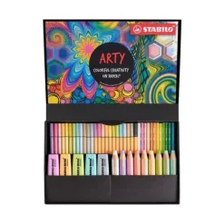 Outlet Set Arty 50 Rotuladores Boss Original Pastel, Aquacolor, Pen 68 y Point 88 Creative Set Rotuladores