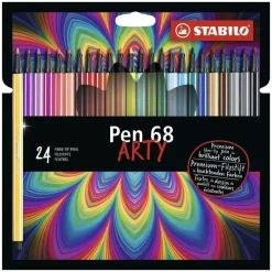 Hot Set Arty 24 Rotuladores Pen 68 Rotuladores