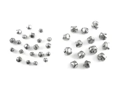 Clearance Set Cascabeles Plateados Goma Eva Fofuchas