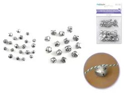 Clearance Set Cascabeles Plateados Goma Eva Fofuchas