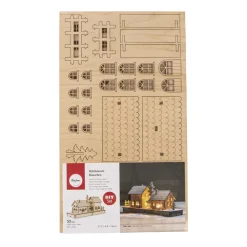 Outlet Set Casitas Madera 3D Maderas|Organización