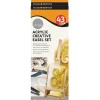 Sale Set Creativo de Acrílico + Caballete Escritorio Daler Rowney Pinturas Acrílicas