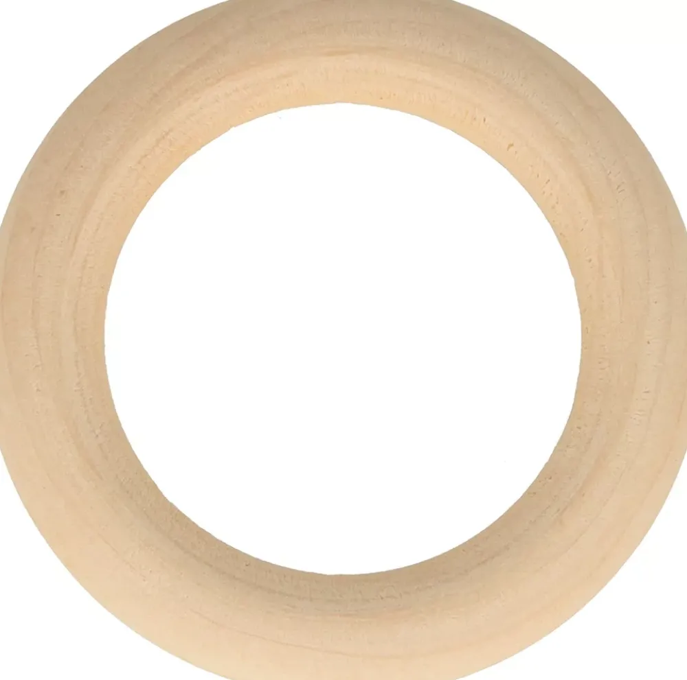 New Set de 4 Anillos de Madera Maderas