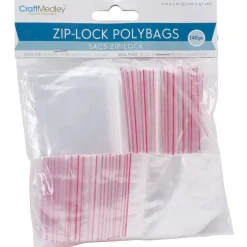 Set de 140 bolsas Ziplock Medianas Organización