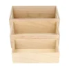 Hot Set de 3 cajas de madera Organización|Maderas