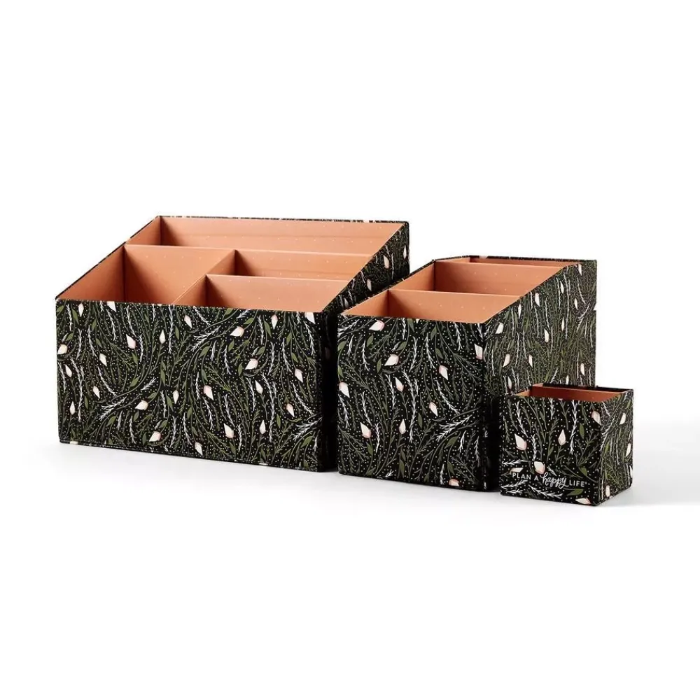Best Set de 3 Cajas de Organización Homebody Happy Planner Organización