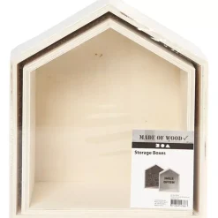Sale Set de 2 casas de madera Maderas