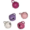 Set de 5 cascabeles Tonos Rosas Goma Eva Fofuchas