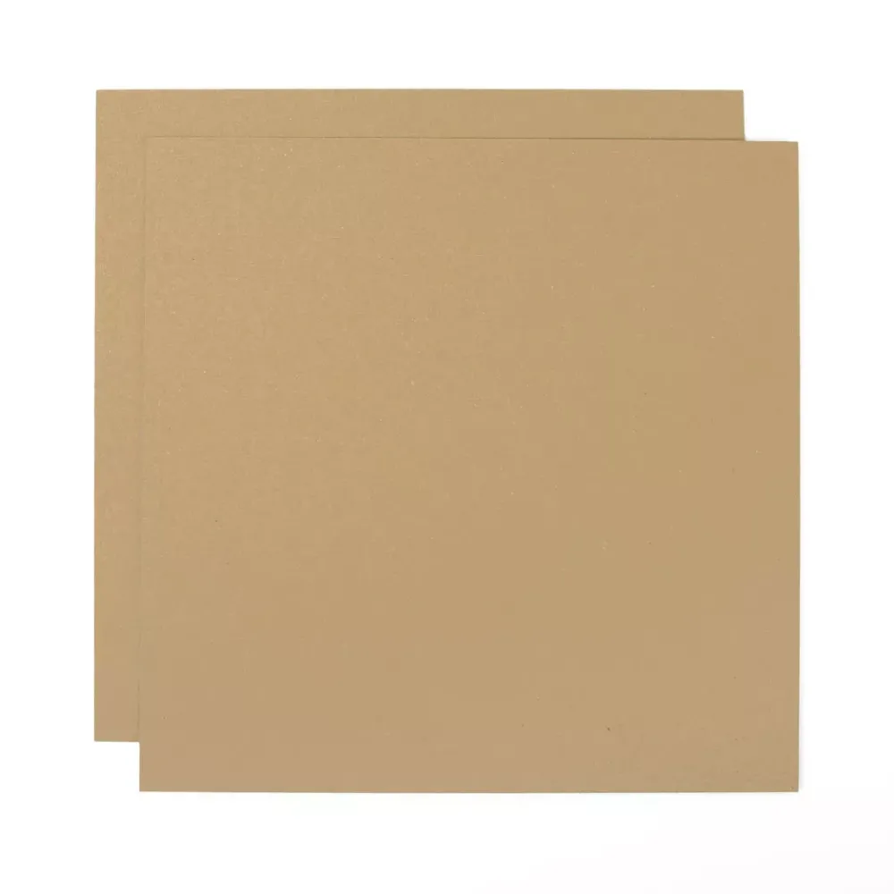 Discount Set de 5 Chipboard Cartón Compacto para Encuadernar Kraft 1mm 30,5x30,5cm Papeles