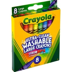 Best Set de 8 Crayons lavables grandes Niños Niños Y Regalos