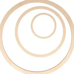 Discount Set de 3 Círculos de Madera Maderas