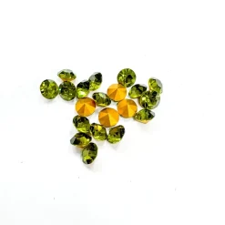 Outlet Set de 20 cristales verdes Bisutería