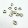 Best Set de 11 cuentas de cuadradas plata Bisutería