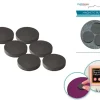 Discount Set de 6 discos de imán Ø25mm Goma Eva Fofuchas