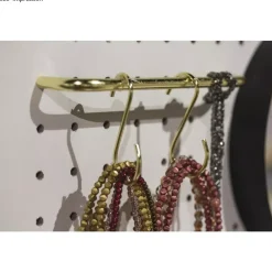 Hot Set de 4 ganchos en S para Pegboard Pin and Peg Organización