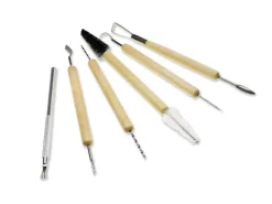 Hot Set de 6 Herramientas de Tallado y Limpieza Pastas Moldeables