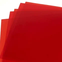 Outlet Set de 10 Hojas de Acetato Rojo para Stencil A4 Silhouette