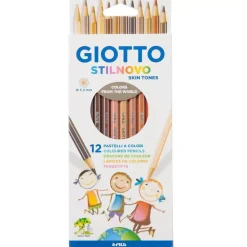Online Set de 12 lápices Color Piel Stilnovo Niños Niños Y Regalos
