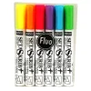 Clearance Set de 6 marcadores fluorescentes punta pincel Telas Claras 1mm Telas, Sedas Y Fieltro