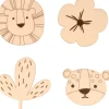 Outlet Set de 12 Mini Siluetas de Madera Safari Maderas