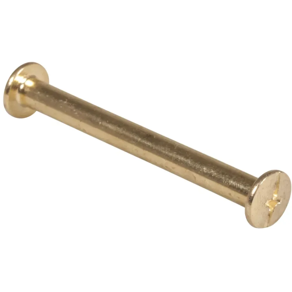 Discount Set de 4 Pernos de Metal Con Tornillo Dorado Organización