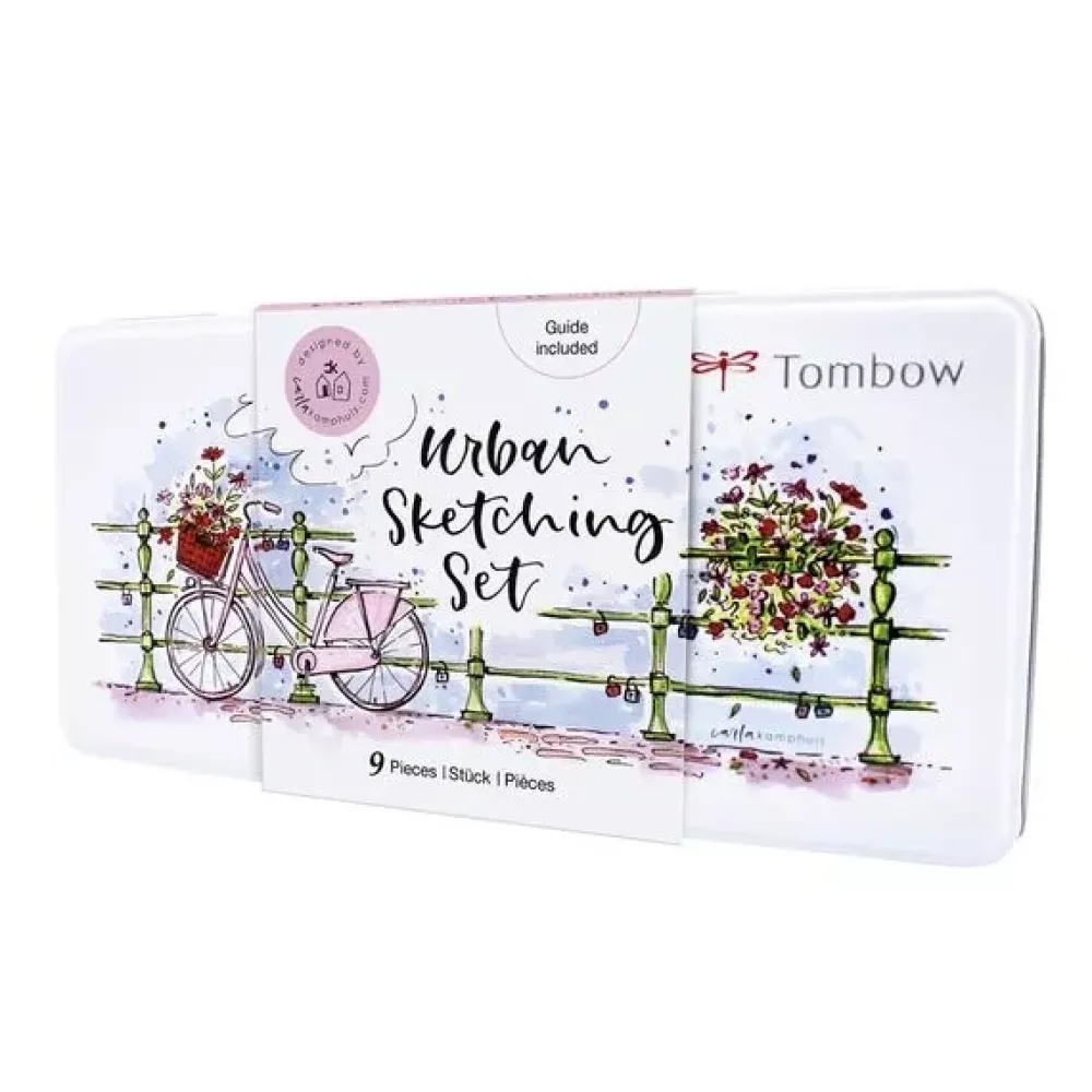 New Set de 9 piezas Urban Sketching Rotuladores