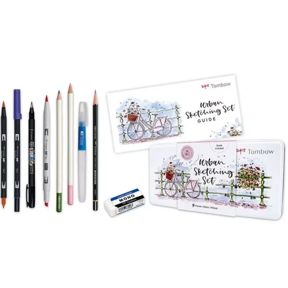 New Set de 9 piezas Urban Sketching Rotuladores