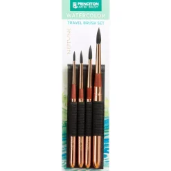 Clearance Set de 4 Pinceles de Viaje para Acuarela Neptune Pinceles Y Brochas