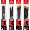 New Set de 3 pinceles Hobby and Craft Pinceles Y Brochas