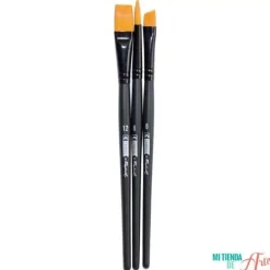 New Set de 3 pinceles Hobby and Craft Pinceles Y Brochas