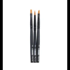 New Set de 3 pinceles Hobby and Craft Pinceles Y Brochas