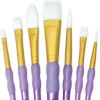 Online Set de 7 Pinceles Pelo Sintético Blanco Crafter's Choice Pinceles Y Brochas