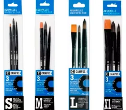 Hot Set de 3 pinceles Watercolour Pinceles Y Brochas