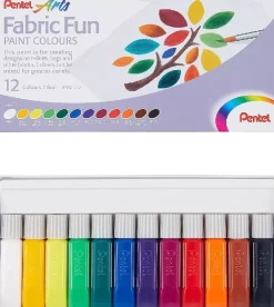Outlet Set de 12 pinturas líquidas textiles Pinturas Para Tela Y Seda