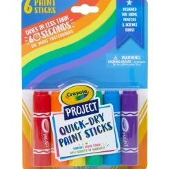 Sale Set de 6 pinturas secado rápido Project Niños Niños Y Regalos